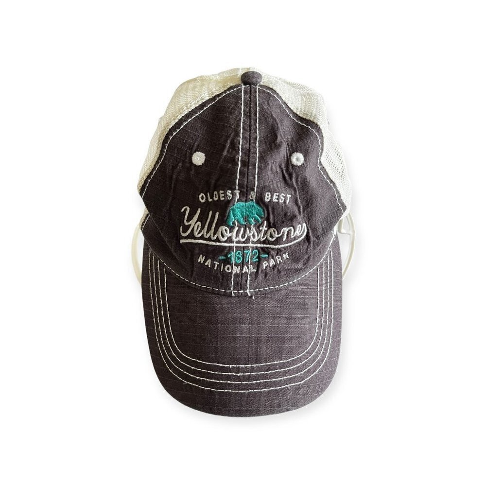 Prairie Mountain Yellowstone Trucker Strapback Hat